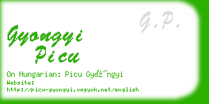 gyongyi picu business card